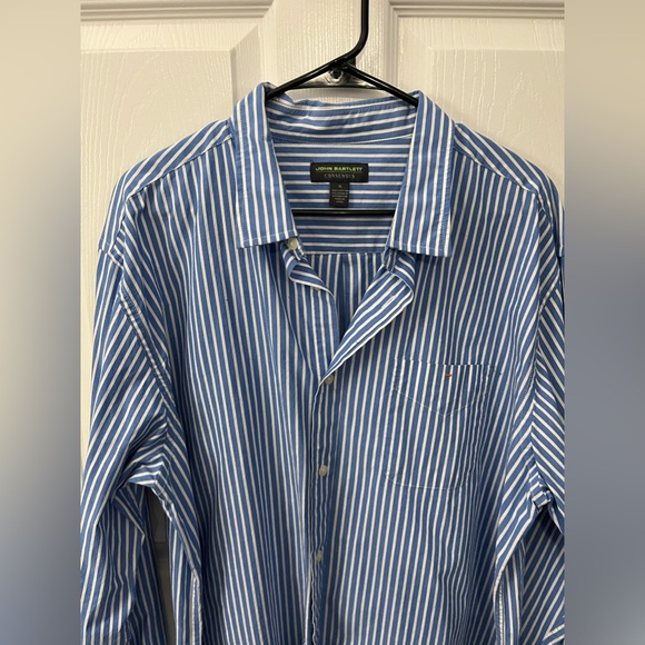 John Bartlett men’ size XL striped button down shirt - Picture 3 of 7